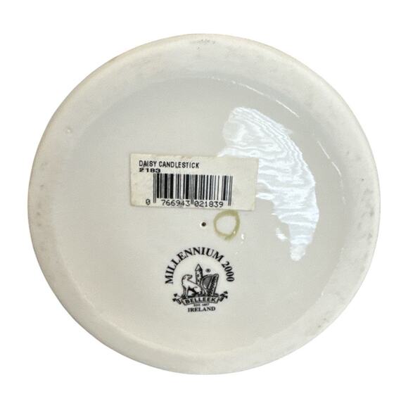 Beleek Ireland Millennium 2000 Daisy Candle Holder - Picture 6 of 9